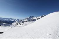 Photo Texture of Background Snowy Mountains